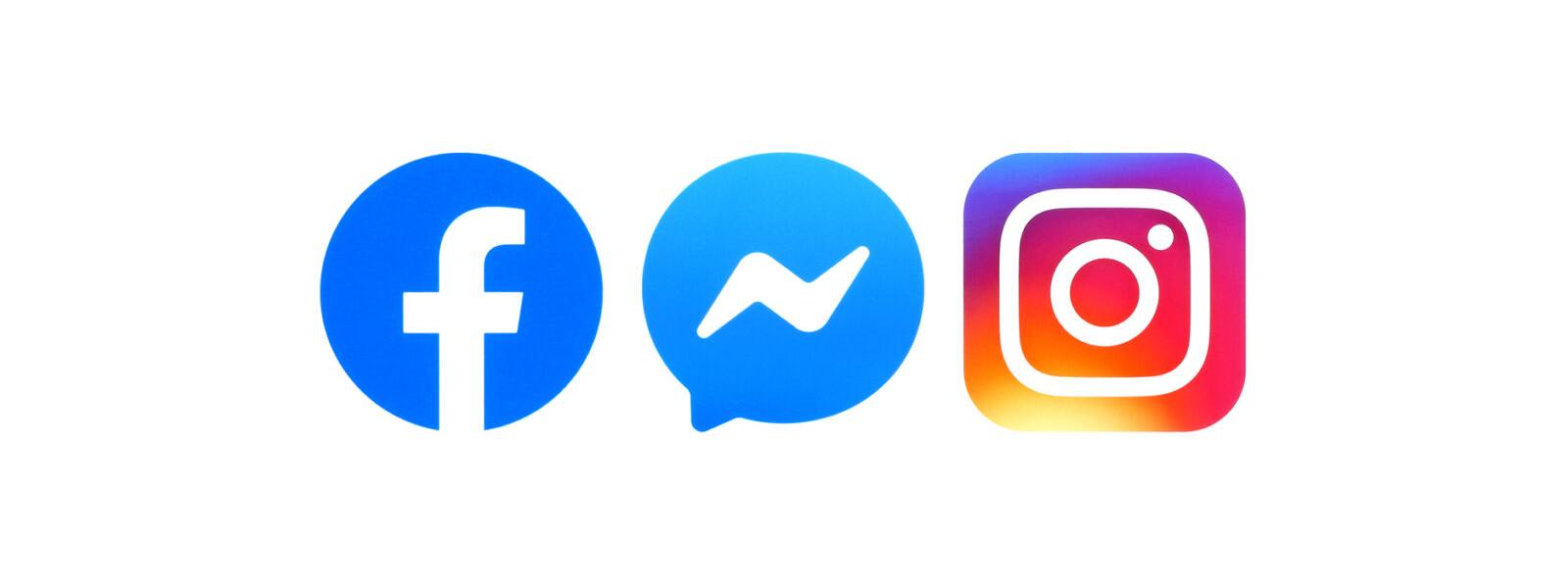 Facebook, Messenger සහ Instagram බිඳ වැටෙයි